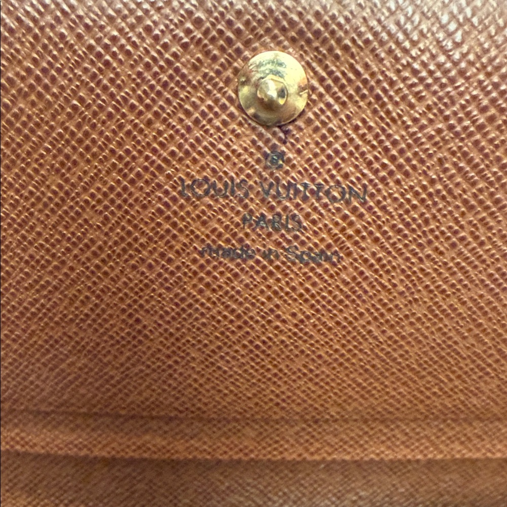 Louis Vuitton Brown and Gold Monogram Wallet - Picture 6 of 13